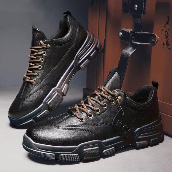 Men\'s shoes Low-top casual shoes outdoor leather Martin boots